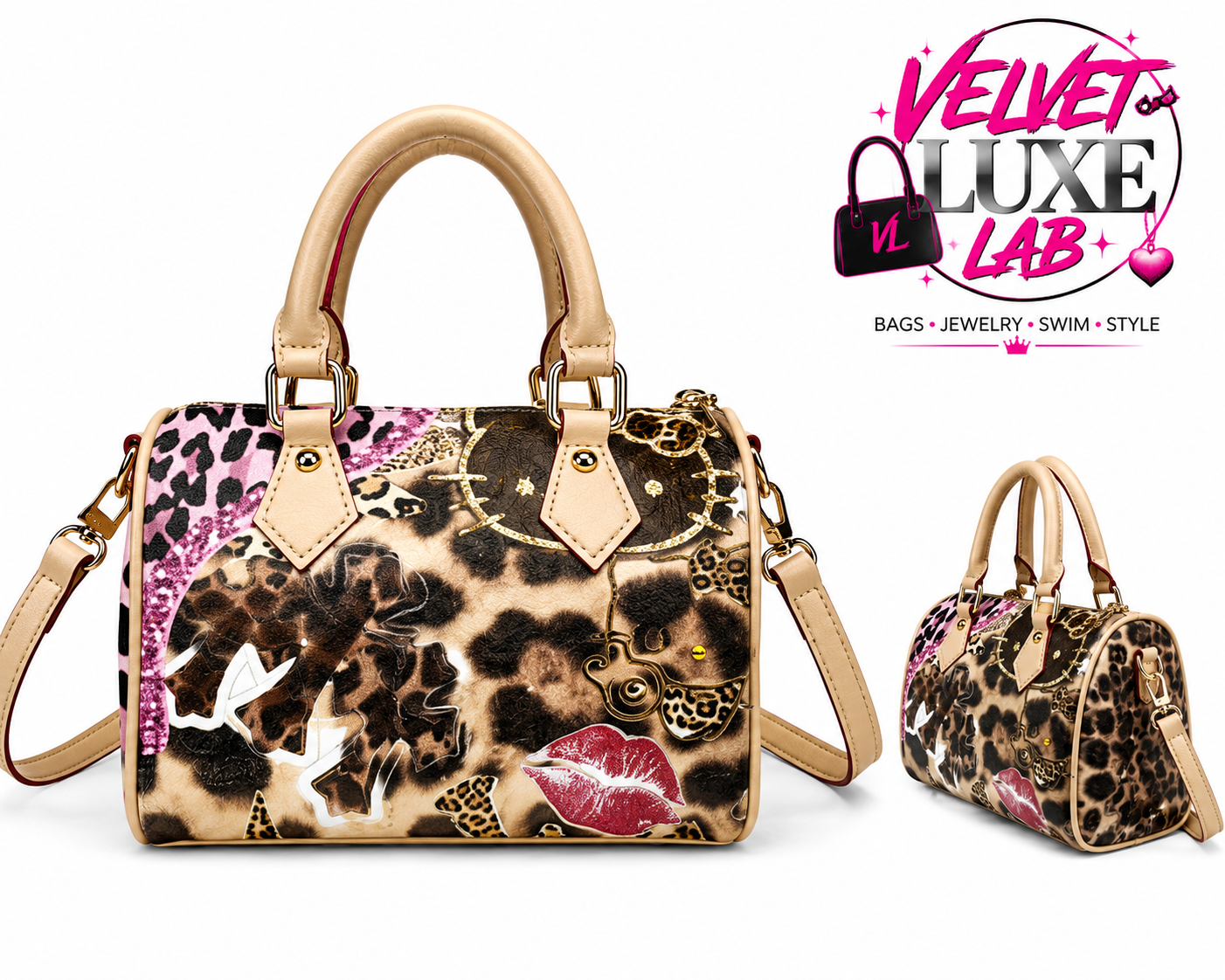 Wild Luxe Satchel Pillow bag