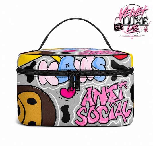 Not Social  Makeup Bag