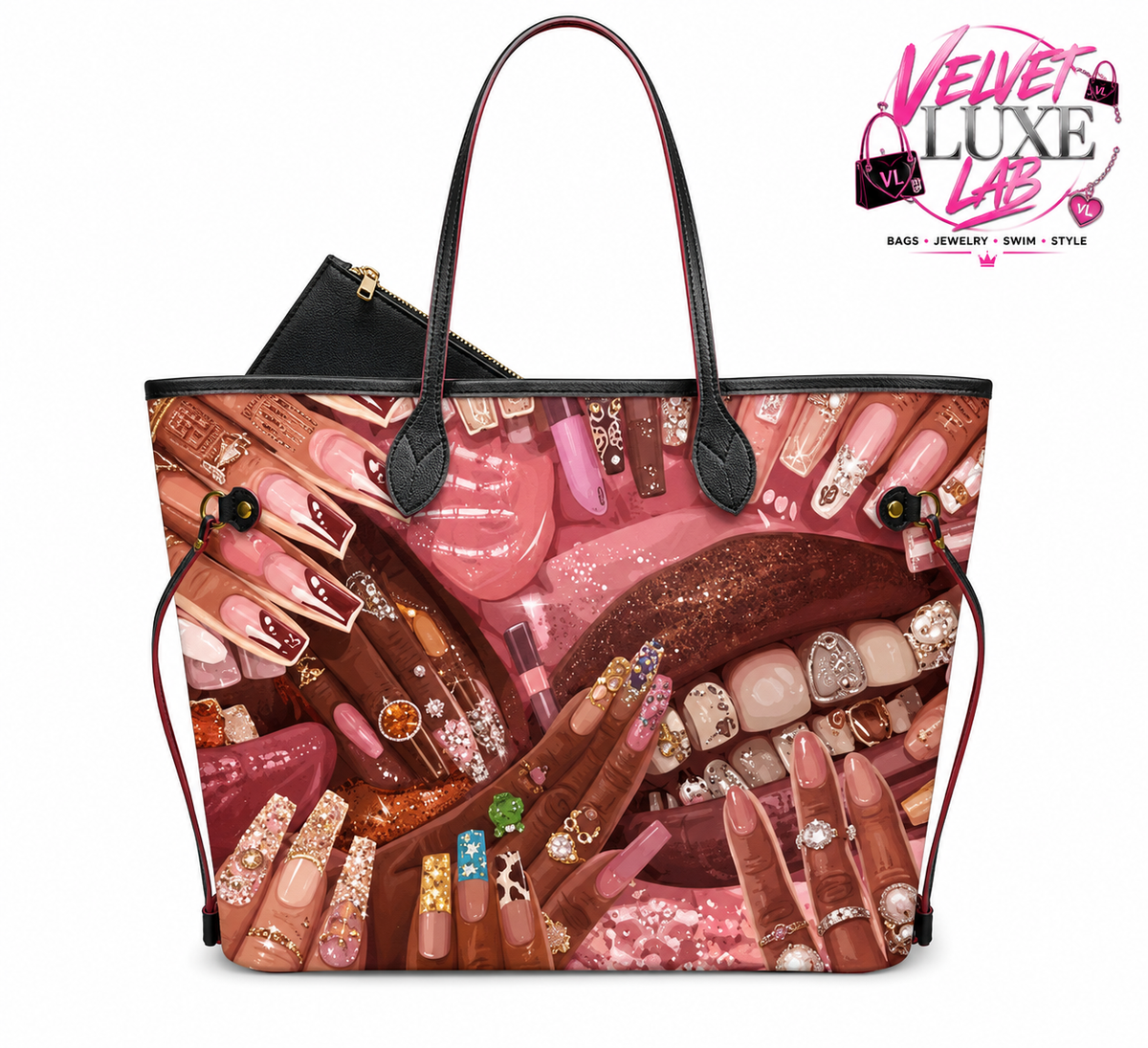 Just a girl tote bag