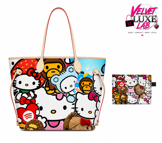 Sweet Sugar tote bag + card holder