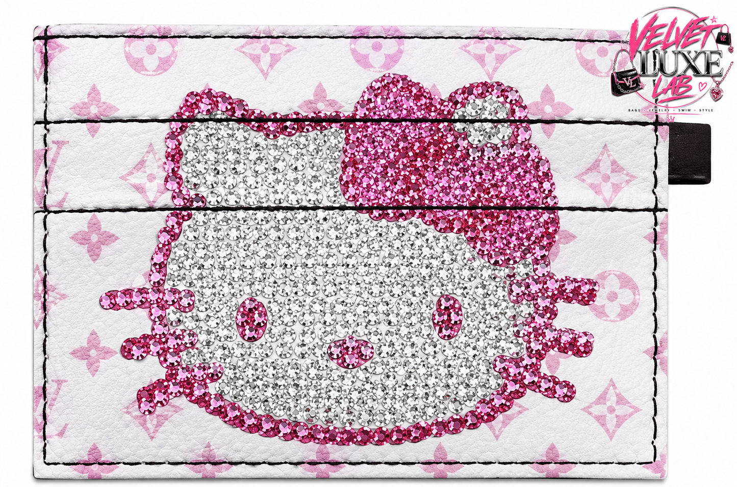 Her bling card holder