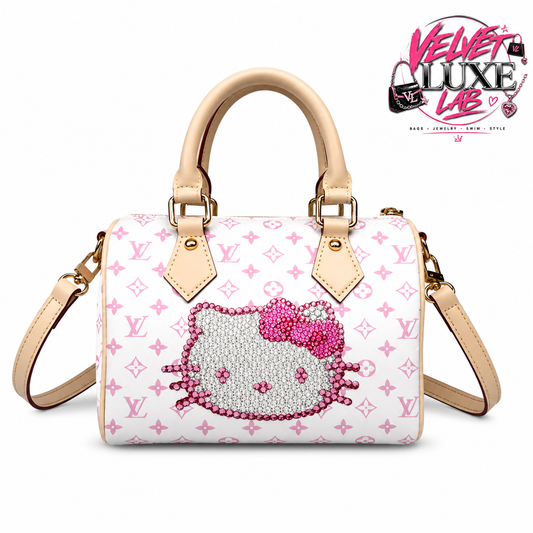 Her bling pillow bag