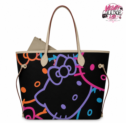 Black out tote bag
