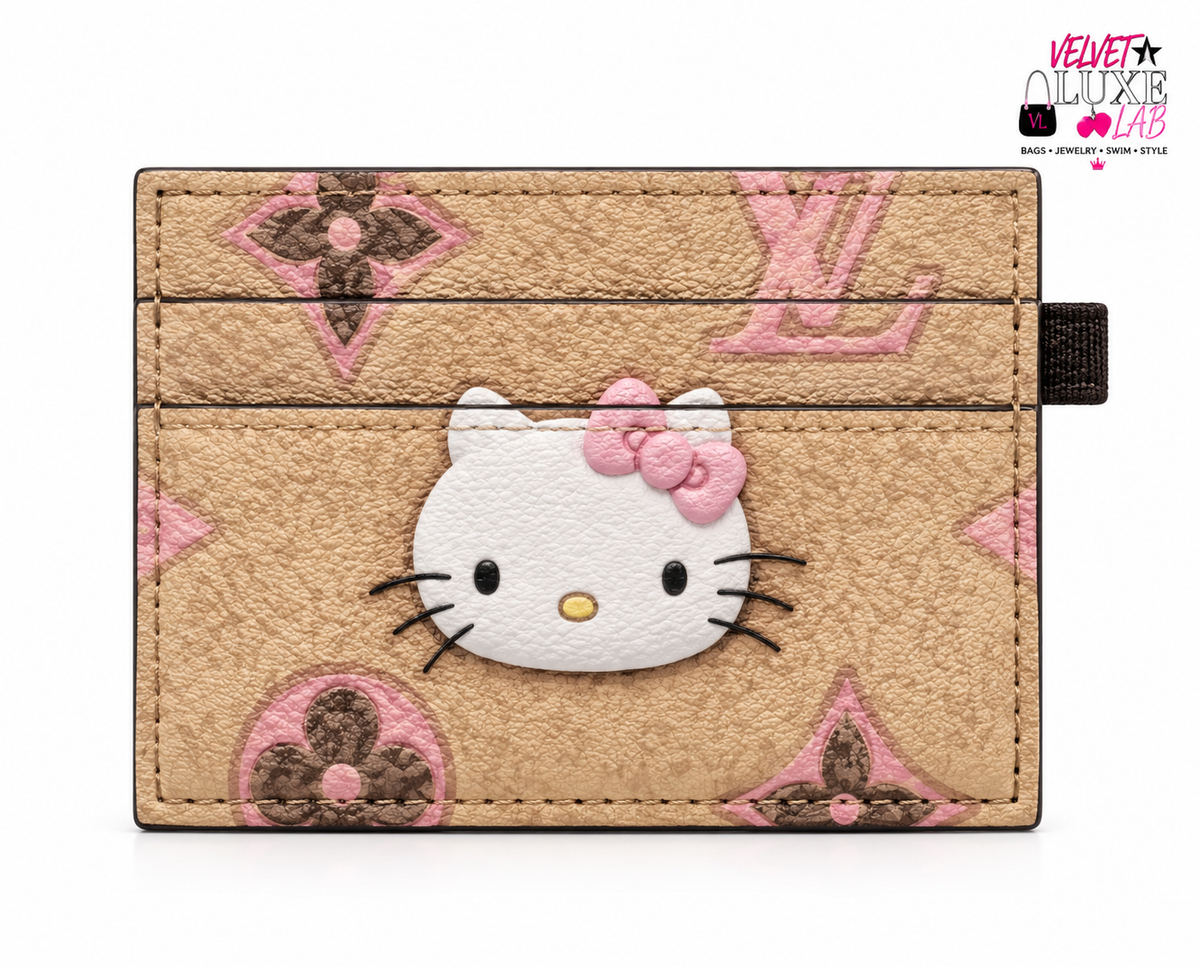 Kitty throne card holder